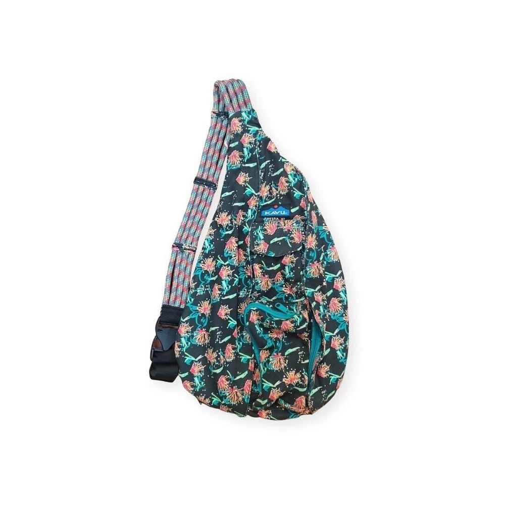 KAVU Fireworks Design Rope Bag Shoulder Sling Backpack